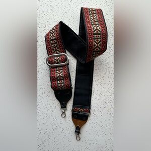Vintage Southwestern Camera Bag Strap Leather Ends